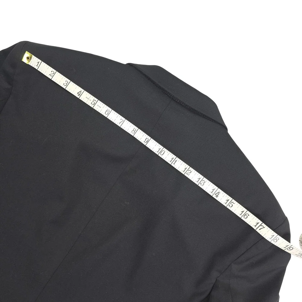Awearness Kenneth Cole Awear-Tech‎ Black Extreme Slim Fit Wool Blazer 40 Regular